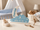 Personalized Baby Birth Announcement Sign     Custom Name  Date  Weight   Height 