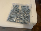 Zinc Plated Steel Threaded Studs  Rh  1 4 -20 X 1 1 2  Length  Pkg Of 100 Pcs