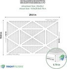 Trightfilters Merv-8 Air Filter Pleated For Home Hvac Ac Furnace - Muti-size