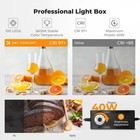 K f Concept 60x60cm Photo Studio Light Box 40w Dual Led Light Tent W  Cri 97 