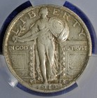 1919 Standing Liberty Quarter Cac Au50  2632452 