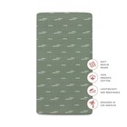 100  Organic Cotton Crib Sheet  Gots-certified  Fitted 360    Ultra-soft And B   