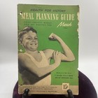 Vintage Health For Victory Meal Planning Guide Wartime Nutrition Lot Of 2 1944
