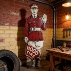 24 x8  Embossed Vintage Style  hood Tire Dealer  Advertizing Sign   ships Free 