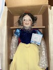 The Ashton-drake Galleries Disney Snow White Porcelain Doll Figurines In Box Coa