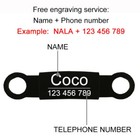 Personalized Name phone Reflective Cat Collar With Bell   Safety Buckle  Options