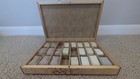 Watch Storage Case 24 Slot Vintage Wood Gold Storage Presentation Box
