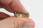 Vintage Vtg Bank Of America 10k Employee Service Pin Rare   Small Diamond Gem