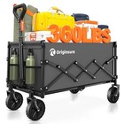 Collapsible Wagon Cart Foldable - Lightweight Portable Heavy Duty Folding 