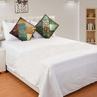 30  Set Of 2 Pc Handcrafted Beads Sequin Bed Throw Accent Cushion Pillow Covers