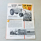Vtg 1940 s Minneapolis Moline U Tractors Brochure-incomplete