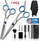 Professional Barber Shears Hair Cutting Scissors Thinning Barber Shears Set Kit