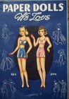 Vintage Uncut 1940 Paper Dolls We Love  1 Top Reproduction  1 Seller