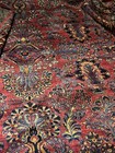 Authentic Hand Knotted Sarouk  Rug 1920s