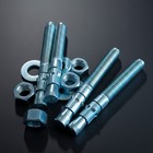 Heavy Duty Wedge Anchor Zinc Plated 1 2 -13x 2-3 4  Kit 4pack