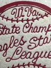 1952 Fraternal Order Eagles West Virginia Baseball Star League Champs Patch