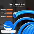 Uimoso Pex-a Tubing 3 4  X 100ft Blue Pex Pipe For Potable Water With Cutter