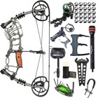 Archery Dual-use Compound Bow Kit 30-60lbs Short Axis Hunting Target Rhlh
