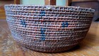 Antique West Coast Native American  Basket With Firebirds - American Indian