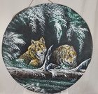 22  X 5 5  Indian Tarahumara Hand Painted Wolf Drum Native American El Paso