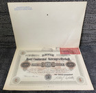 Austria Hotel Continental Vienna Stock Certificate 1 Share 200 Kronen  1916 