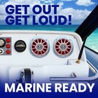 Boss Audio Systems Mrgb65s 6 5    200 W  pair  Boat Speakers     Weatherproof