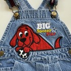 Vintage Y2k Clifford Overalls 12 Mo Cotton Blue Denim Baby Boy Rare Nostalgic