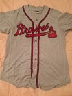 Mississippi Braves Aa Game Worn Used Jersey  4 Atlanta Braves Milb Sz 46 Mlb