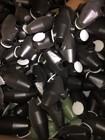 Black Empty Plastic Bottle With Removable Lid- Made In Usa Free Shipping