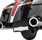 Show Chrome Rubber Mud Flap Black   Chrome 30-114