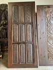 Large Carved Barn Door Wood Rustic Farmhouse Tall Bedroom Library Entry Door 103