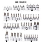 60pcs Master Torx Bit Socket And Female  External Torx Socket Set  Cr-v s2 Steel