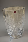 Iittala Large Kuusi   Fir Pine Jorma Vennola Finland Glass Hurricane Vase 6 