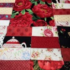  bed Of Roses   - Pre-cut Quilt Kit- Love  Roses red  Wedding  Anniversary