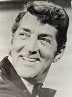 70s Dean Martin Vintage Poster 23x35 Rat Pack Black   White Headshot