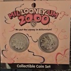  3 warner Bros  Studio Store Looney Tunes Millooneyum 2000 2-coin Set 1999n i p 