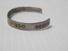 C 1930-50s Vintage Fred Harvey Navajo Indian Sterling Silver Bracelet