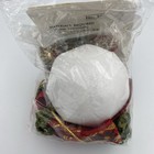 Vintage Push Pin Green Red Oriental Braid Ball Beaded Christmas Ornament Kit