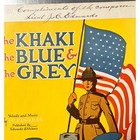 Vintage 1918 Sheet Music The Khaki The Blue And The Grey Signed By Jc Edwards