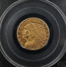 1909-d Indian Head  5 Gold Half Eagle Pcgs Ms63  pq005 
