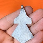 Rare Extremely Ancient Amulet Viking Engraved Authentic Artifact Bronze