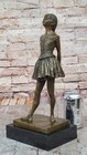 Superb Edgar Degas Ballerina Dancer  Signed Bronze Statue Figure Sculpture