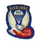 Original Late-1950 s West German Made 503rd Airborne Infantry Regiment Patch