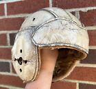 Vintage Original Antique Early 1900   s Leather Football Helmet Sns0226