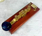Used Vintage Kent Brass Morse Code Hand Straight Key Tapper