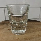 Vintage  Libbey  Shot Glass  Weighted Bottom  1 Oz  Pour Line  2 Oz Full  Clear