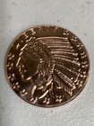 20 X 1 Ounce Incuse Indian Head Design Copper Rounds  1 Tube Of 20 