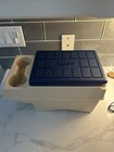 Vintage Little Kool Rest Car Cooler Transport Series Igloo Blue Beige W Box 