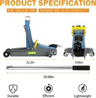 2 5ton 5500lb  Low-profile Hydraulic Floor Jack Heavy-duty W single Piston Pump