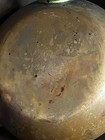 Antique Copper Frying Pan With Brass Handle  12-inch Diameter